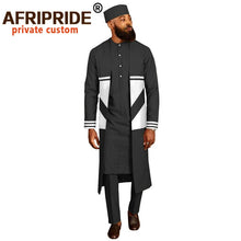 Load image into Gallery viewer, Men African Long Coats Dashiki Shirt &amp; Pants W/ Hat
