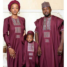 画像をギャラリービューアに読み込む, African Couple Father Mother Boy Dashiki Apparel
