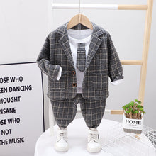 Load image into Gallery viewer, Boys Formal  Shirt Pants 3pcs/Set Infant Fashion
