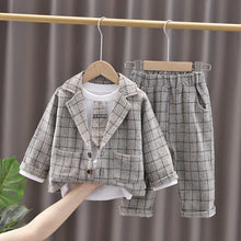 Load image into Gallery viewer, Boys Formal  Shirt Pants 3pcs/Set Infant Fashion
