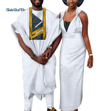 Load image into Gallery viewer, African Hebrew Bride Dress + Groom Men Pant Set
