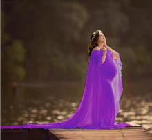画像をギャラリービューアに読み込む, Chiffon Shawl Maternity Photography Props Elegant Maxi Gown
