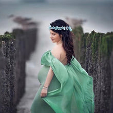 画像をギャラリービューアに読み込む, Chiffon Shawl Maternity Photography Props Elegant Maxi Gown
